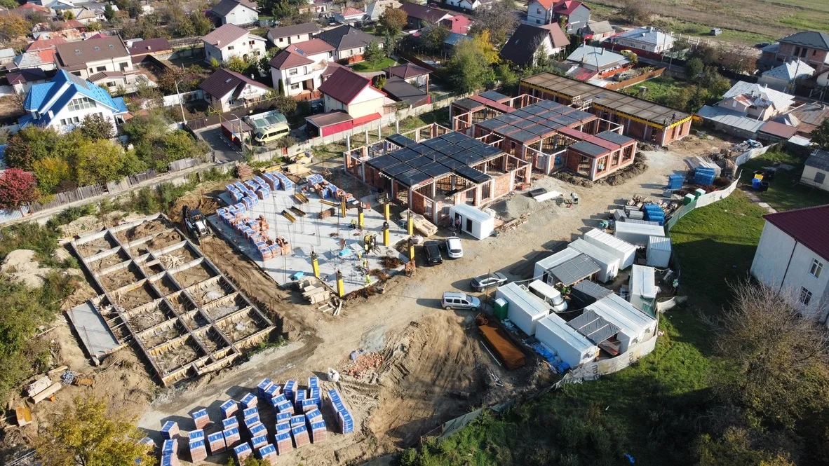 CREȘĂ BACĂU - organizare de santier si structura in executie