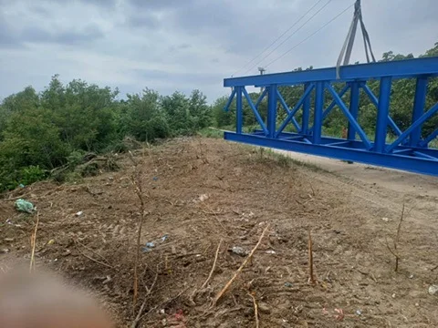 ESTACADĂ CRAIOVA - element de estacada pe amplasament