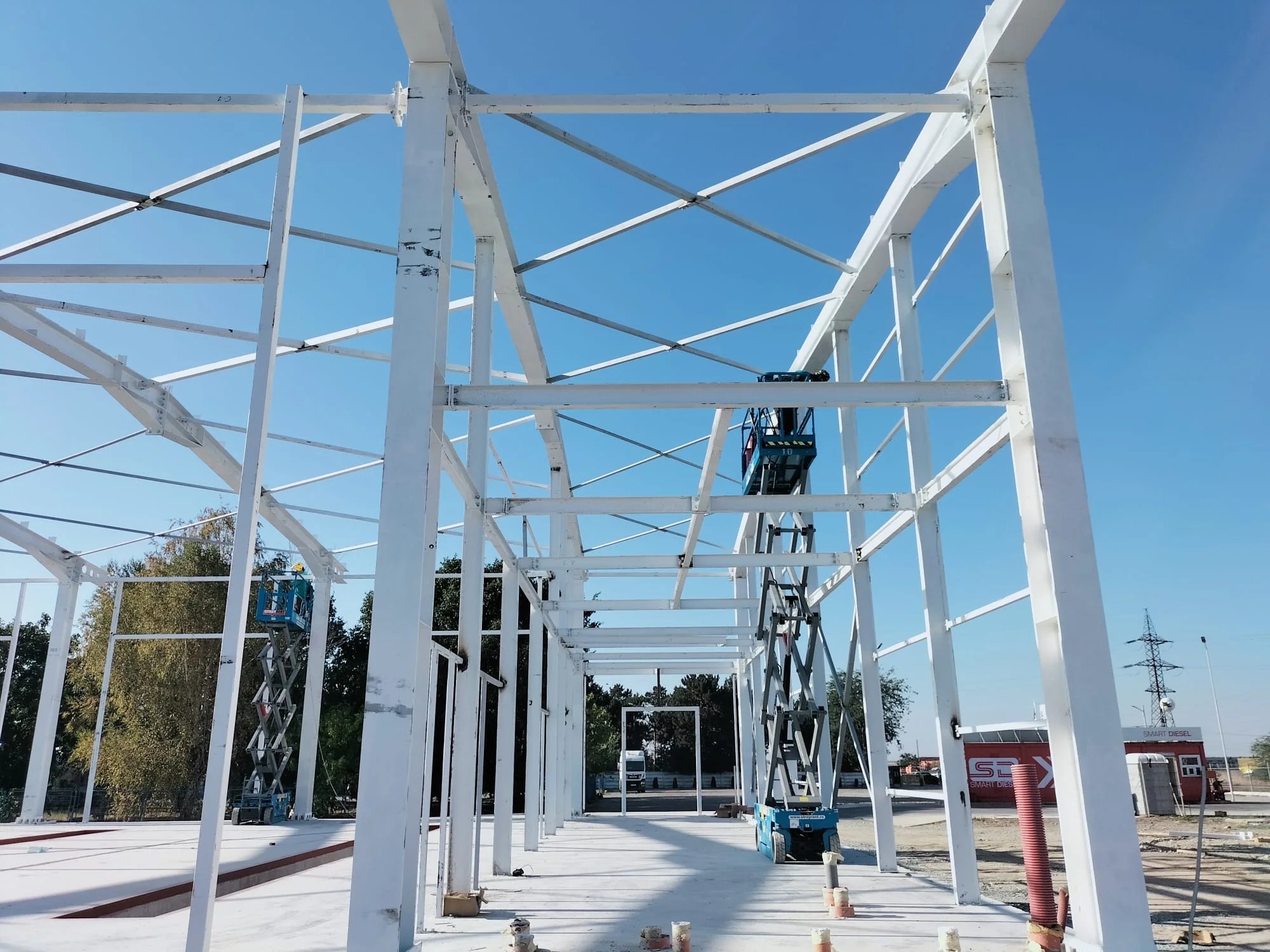 HALE DELTA INTERNATIONAL CONSTANȚA - montaj structura metalica la interior