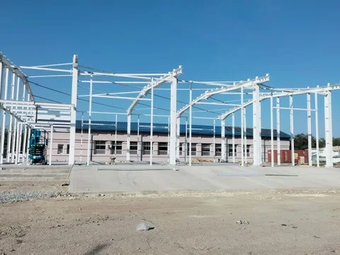 HALE DELTA INTERNATIONAL CONSTANȚA - aliniament structura metalica