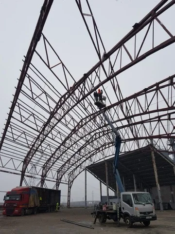 HALĂ MOLDOVA FARMING - structura metalica pentru baza depozitare