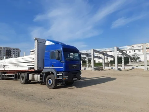 LIDL BACĂU - transport elemente metalice