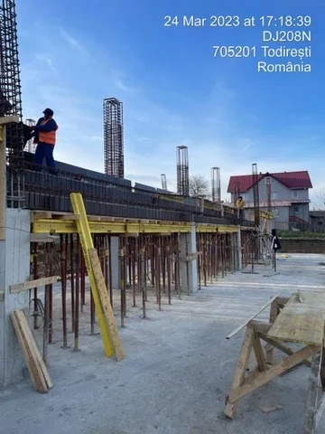 SALA DE SPORT TODIREȘTI - cofraj si beton armat