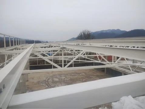 SALĂ SPORT 102 LOCURI COMUNA BÂRSANA - aliniere ferme metalice